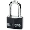 Ultimate Security Padlock, Black, KD - Keyed Differently, Steel, 50.00 mm, 2 Piece / Box